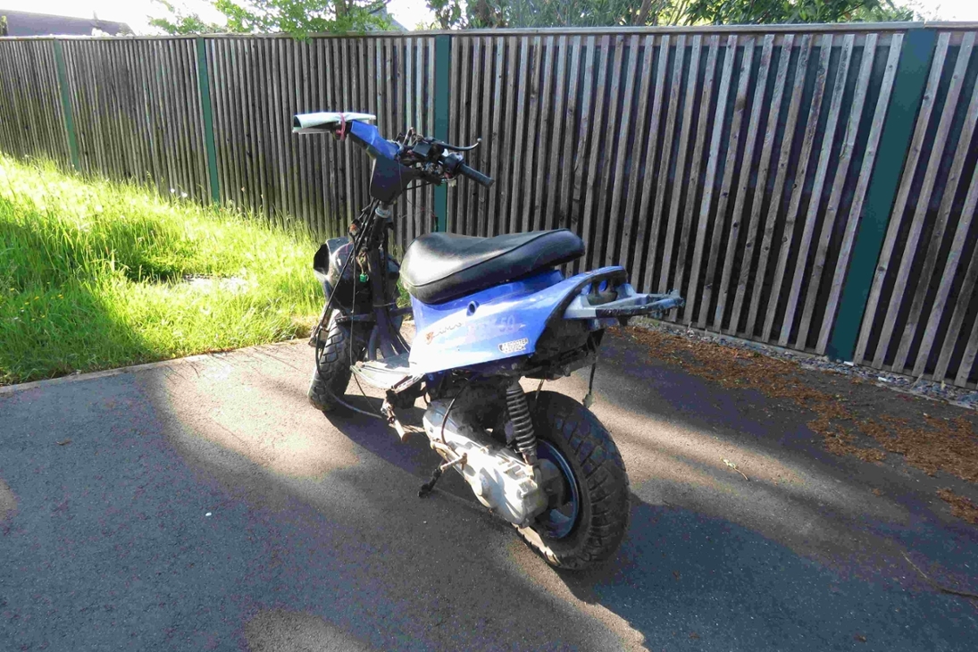 aufgefundener Roller