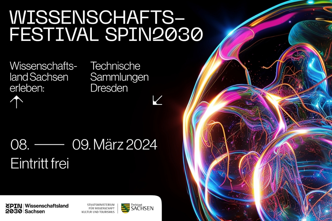 Werbeplakat für das Wissenscahftsfestival