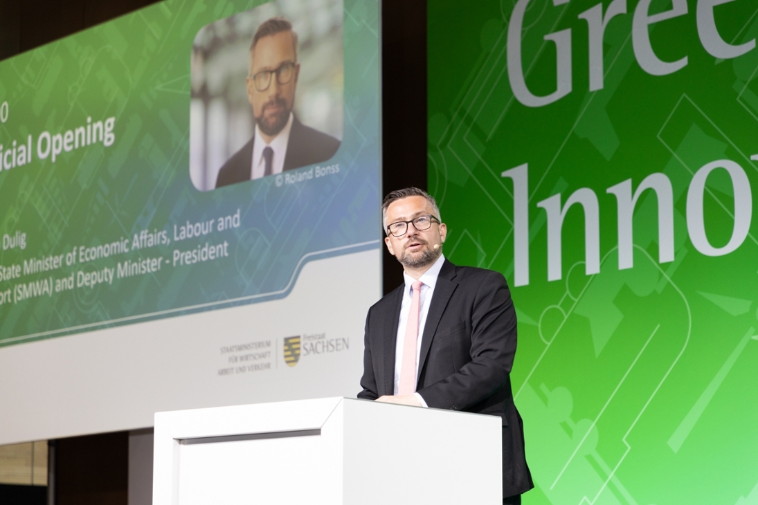 Rede von Martin Dulig beim Green Hydrogen Innovation Congress 2024 in Dresden