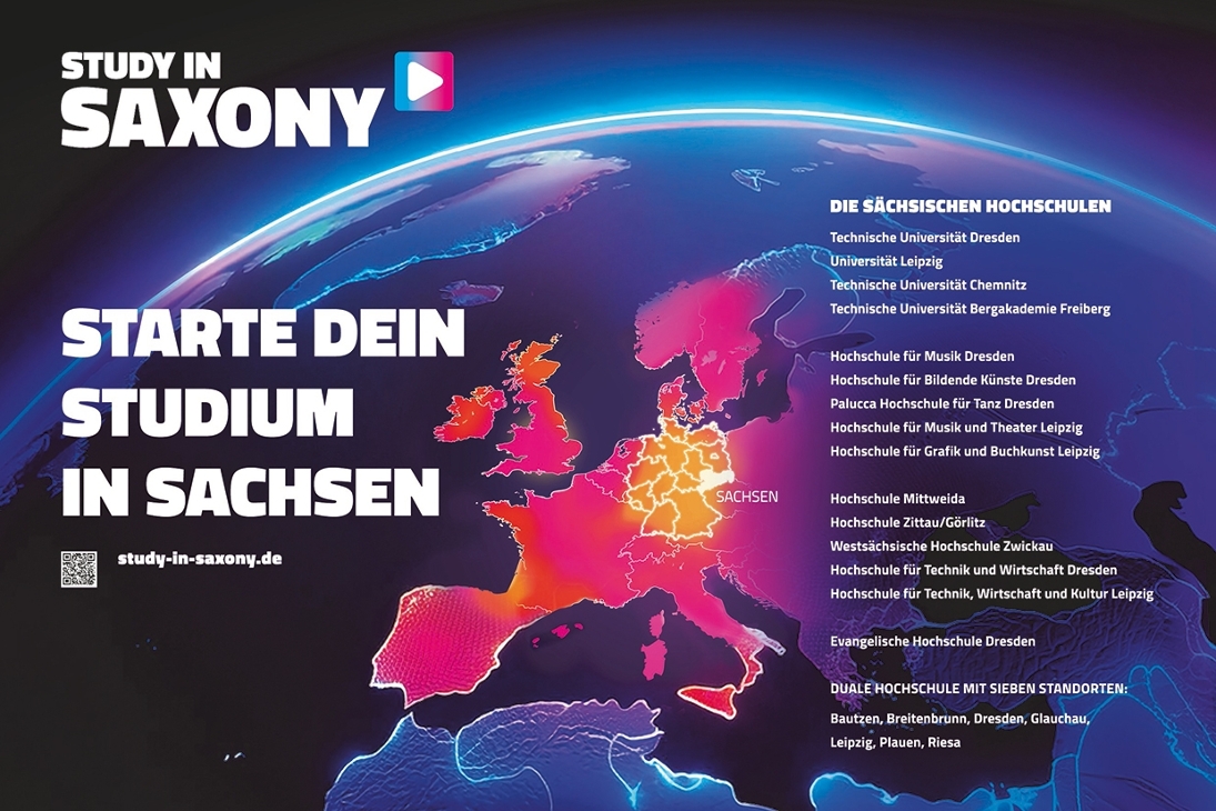 STUDY IN SAXONY Kampagnenmotiv 1