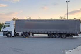 Foto: Unsicherer Lkw