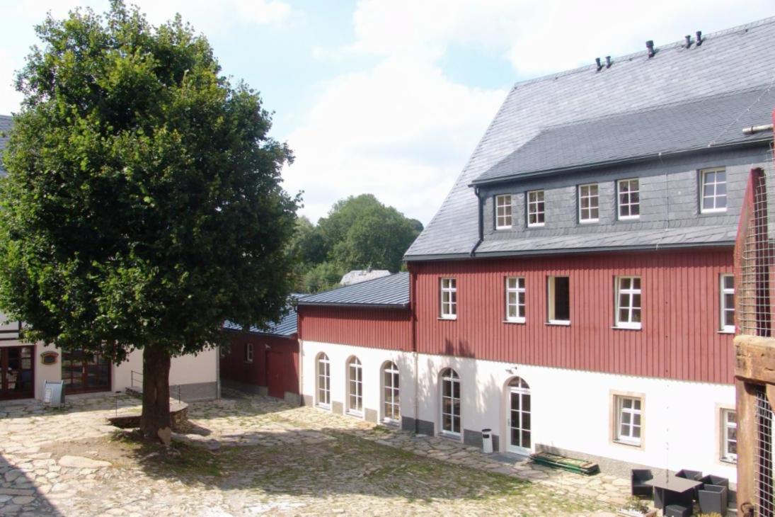 Ausgezeichnete Projektlösung (einer der 1. Preise)
Sanierung und Umbau zum Internationalen Begegnungszentrum im Projekt
"Sächsisch-böhmische Belebung des ländlichen Kulturerbes in Schönbrunn und
Zubrnice" (Erzgebirgskreis)
09429 Wolkenstein OT Schönbrunn, Kirchstraße 34
Bauherr: Förderverein AmbrossGut Schönbrunn e.V.
Planer: denkmalprojekt Architekt Dr. Harald Oßmann, Marienberg