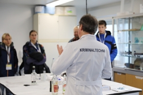 Foto: Einblick in die Arbeit der Kriminaltechnik