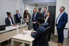 Foto: Ministerpräsident Michael Kretschmer besucht das Ägyptisch-Deutsche Zentrum für Jobs, Migration und Reintegration (EGC).