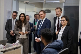 Foto: Ministerpräsident Michael Kretschmer besucht das Ägyptisch-Deutsche Zentrum für Jobs, Migration und Reintegration (EGC).