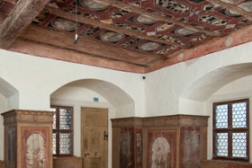 Foto: Schloss Rochlitz, Rote Stube im Fürstenhaus nach der Restaurierung