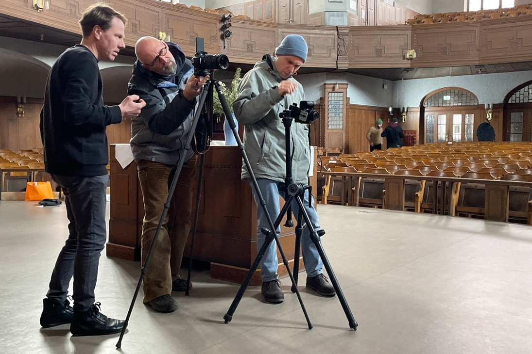 »Master Professional für Restaurierung im Handwerk«, Fotografieübungen im Praxisobjekt Philippuskirche Leipzig