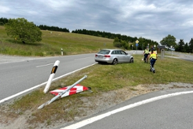 Foto: Unfall an Kontrollstelle