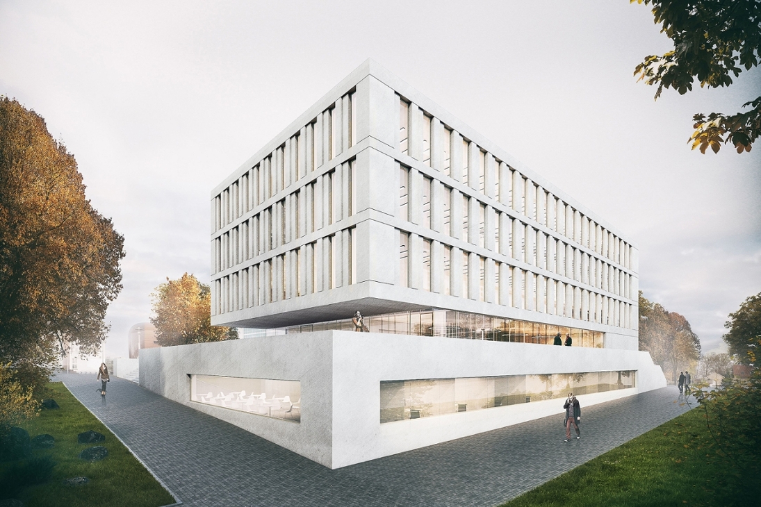 Visualisierung Bibliothek der Hochschule Mittweida