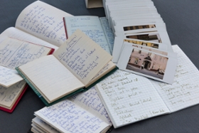 Foto: Notizbücher und Fotografien aus der Sammlung von Christoph Wagner