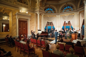 Foto: Musikalische Umrahmung der Festveranstaltung durch das Crossover Ensemble des Gymnasiums Dresden-Bühlau