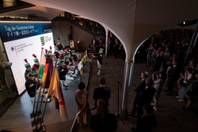 Foto: Abendempfang anlässlich des Tages der Deutschen Einheit in Osaka. Ausrichter ist das deutsche Generalkonsulat Osaka-Kobe. Der Freistaat Sachsen ist das diesjährige Gastland.