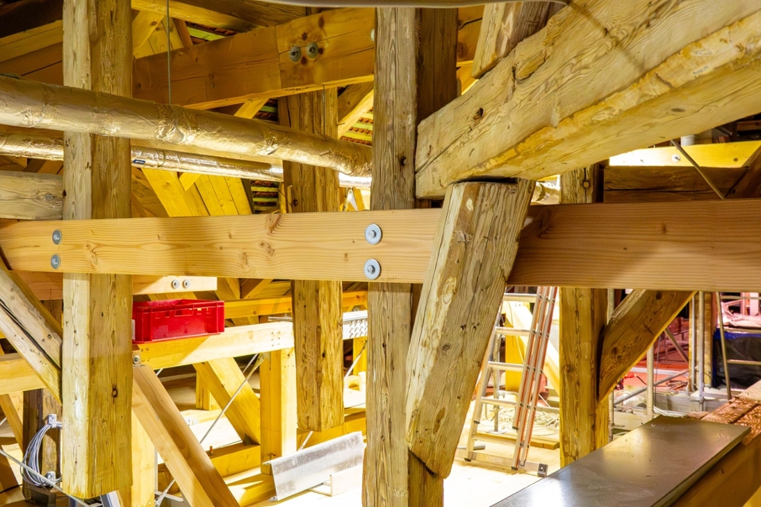 Barockschloss Rammenau Decke Spiegelsaal