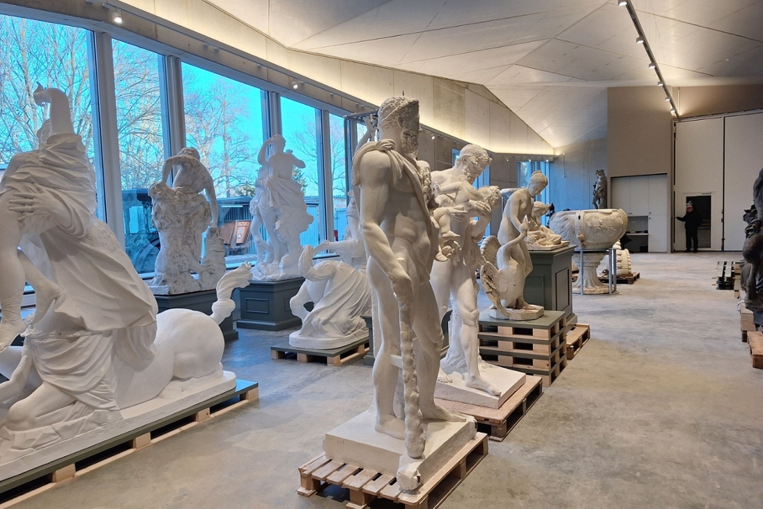 Skulpturendepot Großer Garten Innenansicht