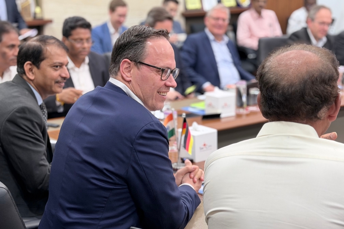 Sachsens Wirtschaftsminister war im November 2025 für Wirtschaftsgespräche im indischen Bundesstaat Tamil Nadu unterwegs.