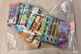 Foto: sichergestelltes Bargeld