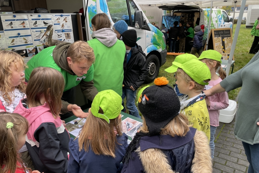 Grüne Kindertage im UfZ-KUBUS in Leipzig