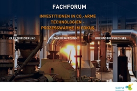 Foto: Fachforum "Investitionen in CO₂-arme Technologien - Prozesswärme im Fokus"