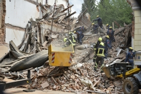 Foto: Bilder des aktuellen Standes (vor dem eingestürzten Haus)