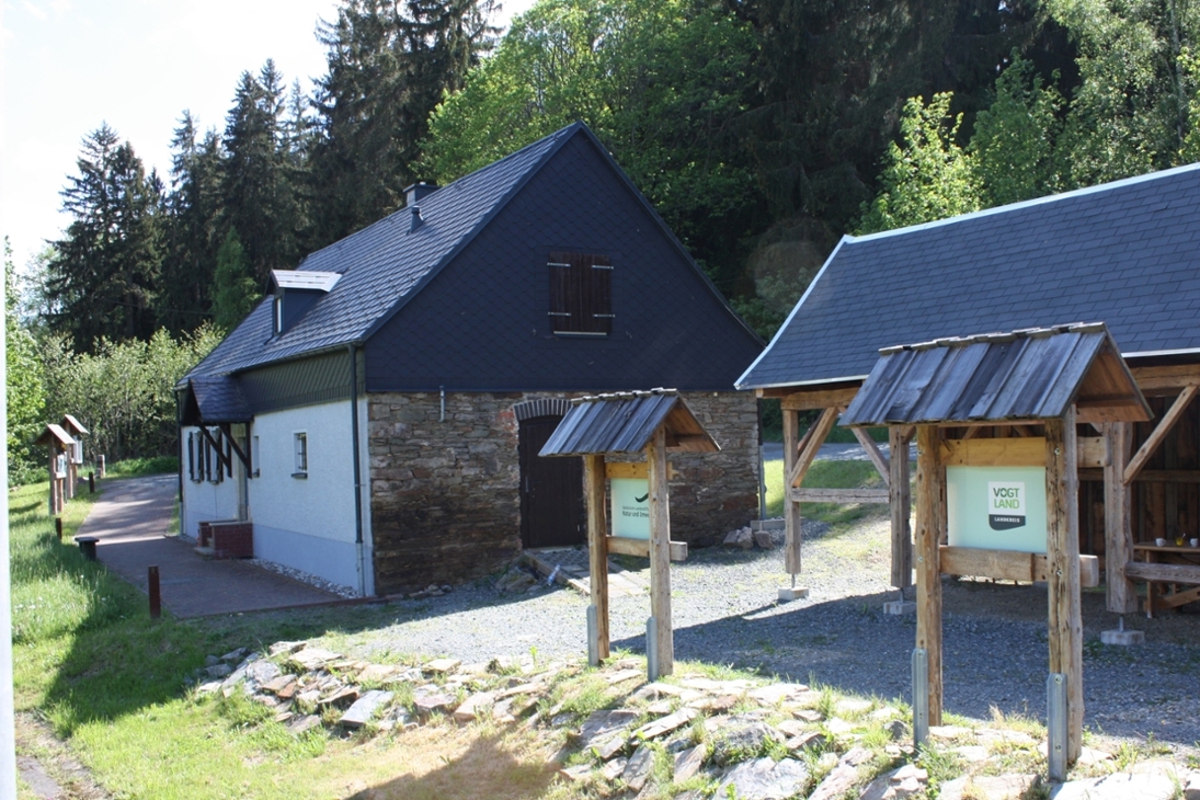 Flussperlmuschelauswilderungsstation in Raun (Vogtland)