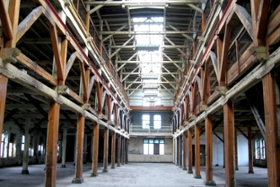 Foto: Chemnitz, Denkmalgeschützte HolzIndustriehalle, Sanierung-Bochmann Architekten