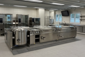 Foto: Die modernisierte Küche ermöglicht eine zuverlässige, energieeffiziente und sichere Vollverpflegung.
