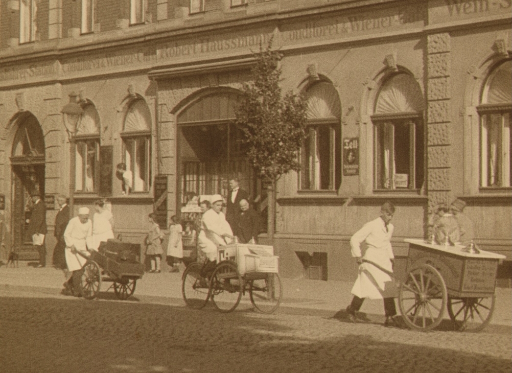 SAVE: Werbefilm von Konditorei und Konzertkaffeehaus Robert Haussmann in Borna (1927) aus der Sammlung des Museums der Stadt Borna