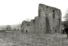 Foto: Meißen, Klosterruine Heilig Kreuz, um 1992