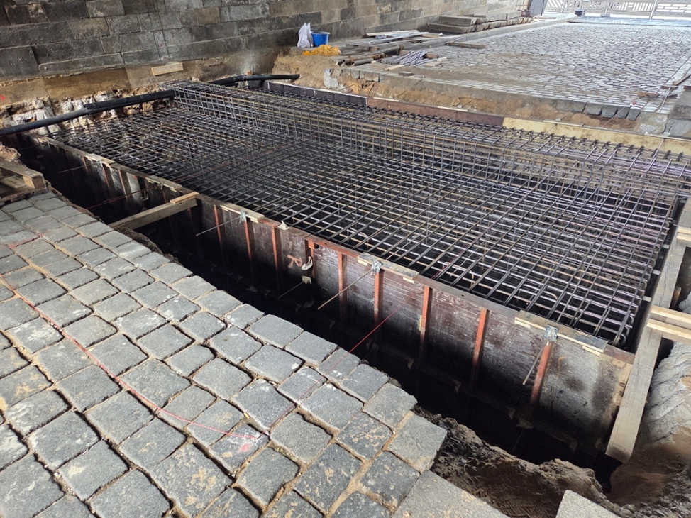Fundament für Hochwasserschutzverschluss an der Brühlschen Gasse, 2026