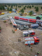 Foto: Drohnenaufnahme Unfallszenario MuRe26