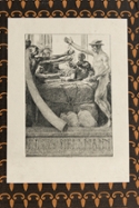 Foto: Das Exlibris von Julius Hellmann, das in den Bänden der SLUB Dresden und der ZLB Berlin identifiziert wurde – mit Beschriftung „Julius Hellmann“